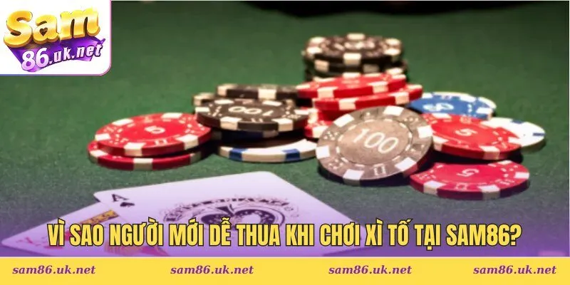 thua khi chơi xì tố